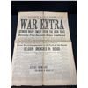 Image 4 : August 7 and September 13, 1914 WAR EXTRA Newspaper