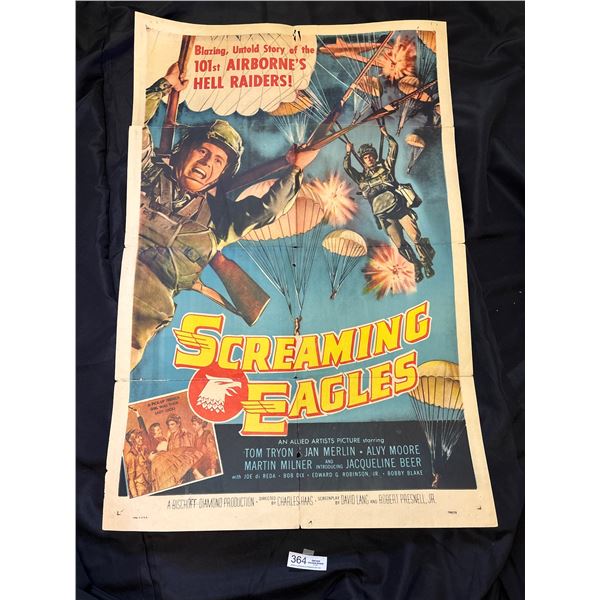 Original 1956 1-Sheet Screaming Eagles