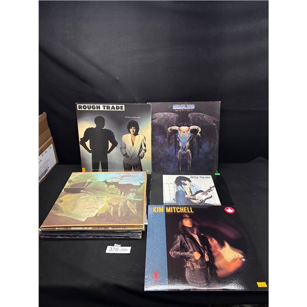 Lot of 15 Classic Rock LP's Rough Trade, Eagles, Billy Squier, Billy Joel +