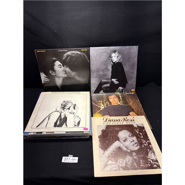 Lot of 17 Classic Rock LP's John Lennon, 2 Paul McCartney Wings, Phil Collins, Cat Stevens +