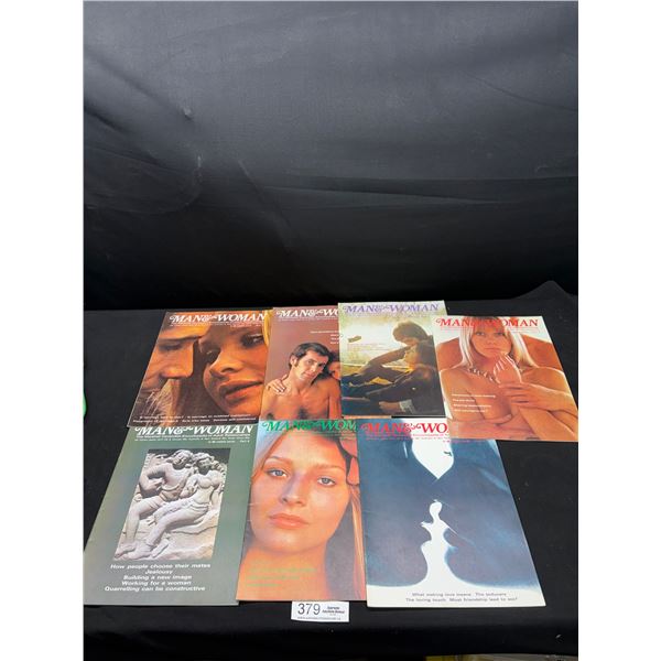 Lot of 7 1970's Man & Woman Magazines