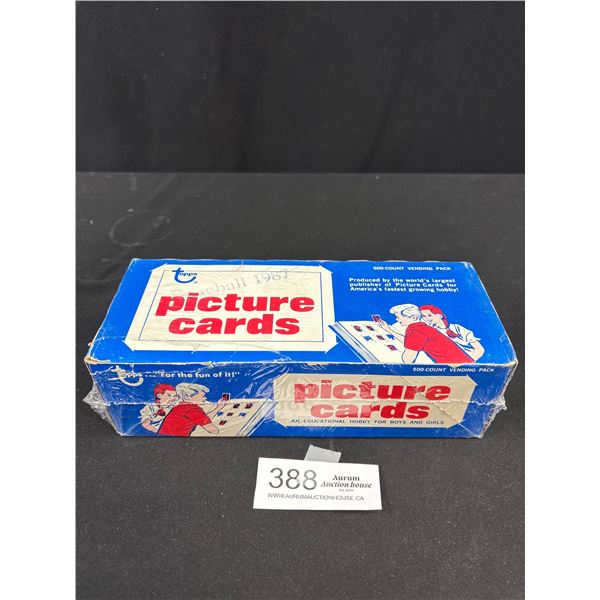 1987 Topps Baseball Cards 500 Count Vending Machine - Unopened