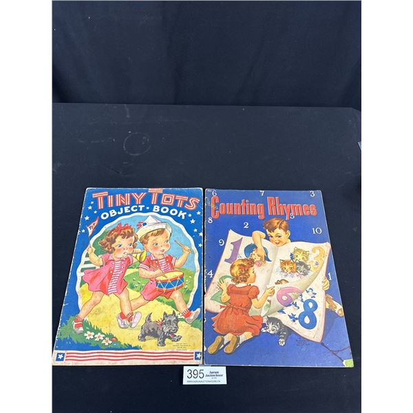 2 Vintage Children's Books Circa 1940's