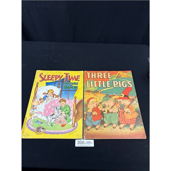 2 Vintage Children's Books Circa 1940's