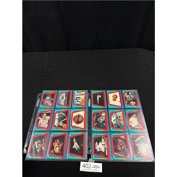 Complete Set of 22 1979 Buck Rogers Stickers