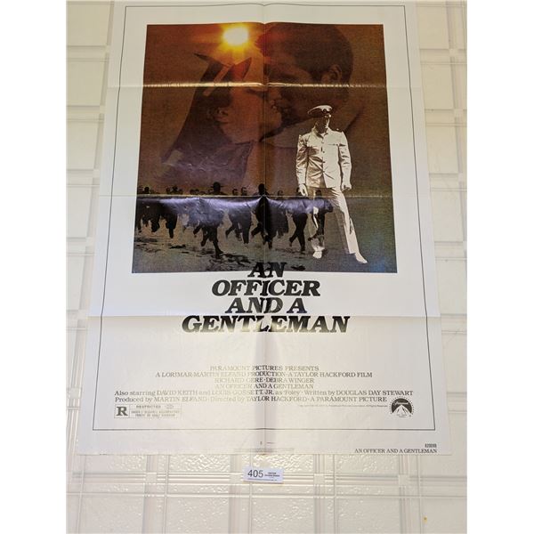 Original 1982 1-Sheet An Officer and a Gentleman Movie Poster