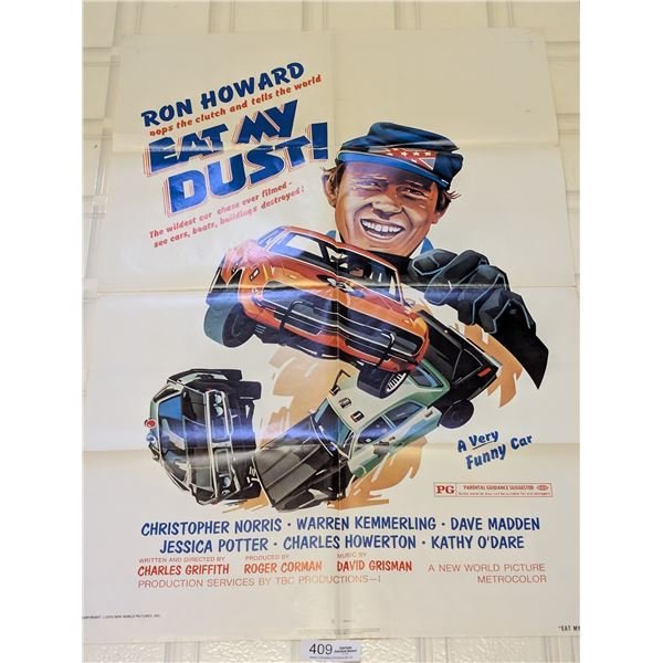 Original 1976 1-Sheet Eat My Dust Movie Poster