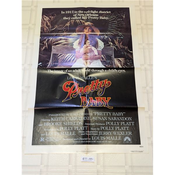 Original 1978 1-Sheet Pretty Baby Movie Poster