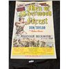 Image 1 : Original 1954 1-Sheet Men of Sherwood Forest (Robin Hood) Movie Poster