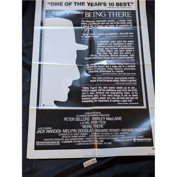 Original 1980 1-Sheet Being There Peter Sellers Movie Poster