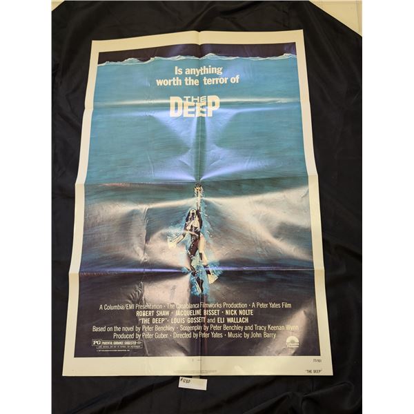Original 1977 1-Sheet The Deep Movie Poster