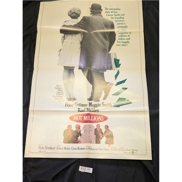 Original 1968 1-Sheet Hot Millions Movie Poster