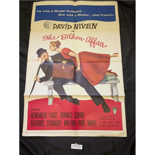 Original 1956 1-Sheet Silken Affair Movie Poster