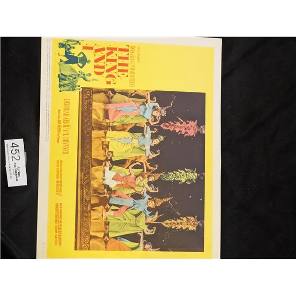 Original 1965 Re-Release Lobby Card The King and I