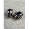 Image 4 : Pair of Vintage Sterling Silver Clip On Earrings, Marked w/ Hallmark
