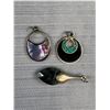 Image 4 : 4 Mexican Silver Pendants