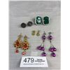 Image 1 : 4 Pairs of Misc Pierced Earrings