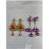 Image 2 : 4 Pairs of Misc Pierced Earrings