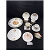Image 1 : Vintage Royalty Bone China Lot, Plates, Teacups, Etc
