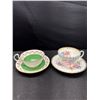 Image 3 : Lot of 6 Vintage Aynsley Bone China Teacups and Saucers No Chips or Cracks