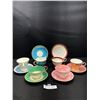Image 1 : Lot of 6 Vintage Bone China Aynsley Teacups and Saucers No Chips or Cracks