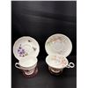 Image 11 : Lot of 15 Vintage Bone China Teacups and Saucers No Chips or Cracks, Royal Winton, The Elizabethan, 