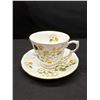 Image 20 : Lot of 15 Vintage Bone China Teacups and Saucers No Chips or Cracks, Royal Winton, The Elizabethan, 