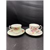 Image 9 : Lot of 15 Vintage Bone China Teacups and Saucers No Chips or Cracks, Royal Winton, The Elizabethan, 