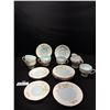 Image 1 : Vintage Matching Aynsley Bone China Lot, 5 Teacups, 6 Saucers, 6 Side Plates and Creamer
