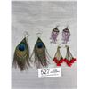 Image 1 : 3 Pairs of Vintage Earrings