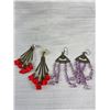 Image 4 : 3 Pairs of Vintage Earrings