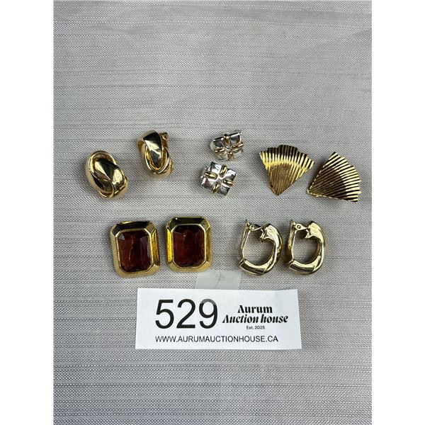 Lot of Beautiful Pairs of Vintage Clip On Earrings