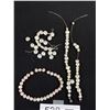Image 2 : Several Genuine Pearls Broken Bracelets + Loose Pearls