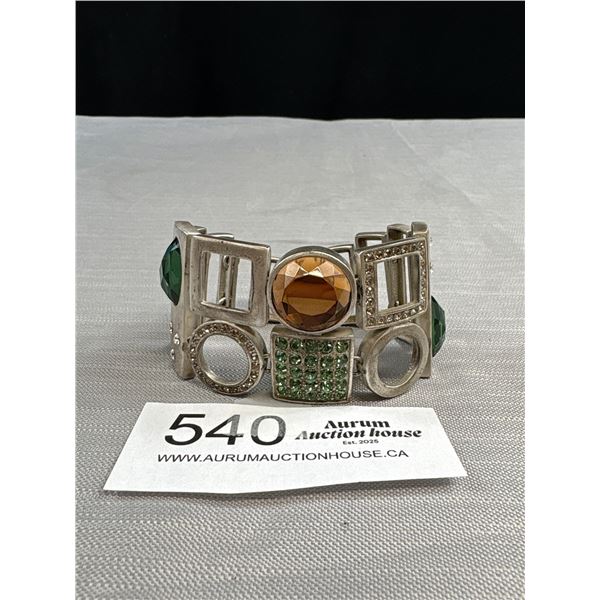 Vintage Metal Bracelet, Marked Butler