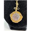 Image 3 : Vintae Coin Pendant w/ Chain Necklace