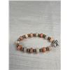 Image 2 : Silver w/ Genuine Stone Beads Bracelet