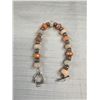 Image 3 : Silver w/ Genuine Stone Beads Bracelet