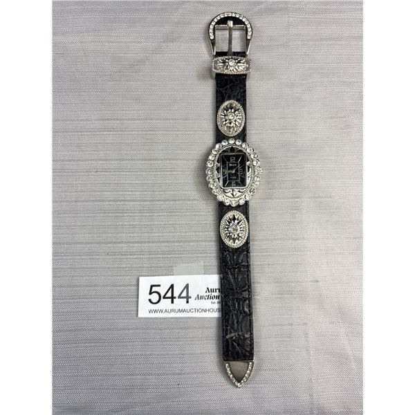 Geneva Platinum No.7739 Quartz Watch, Stainless Steel Back, Battery Required