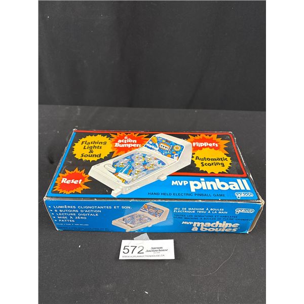 Galoob MVP Pinball Handheld Electric Pinball Game In Original Box