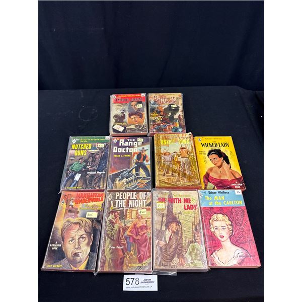 Collectible Lot of 10 1960's Novels Paperbacks