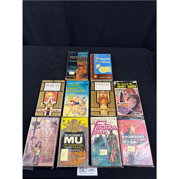 Collectible Lot of 10 1960's Novels Paperbacks