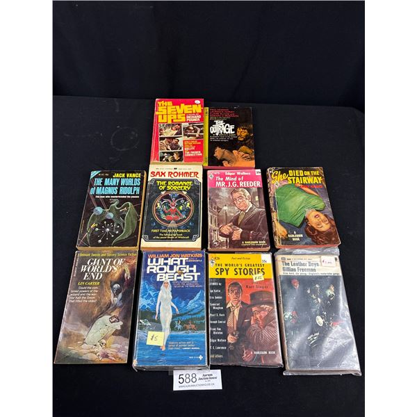 Collectible Lot of 10 1960's Novels Paperbacks