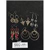 Image 1 : Several Vintage Pairs of Dangle Earrings