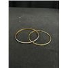 Image 6 : 5 Silver + Gold Tone Bangles, One Hinged