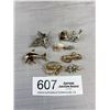 Image 1 : 7 Vintage Small Brooches with Stones