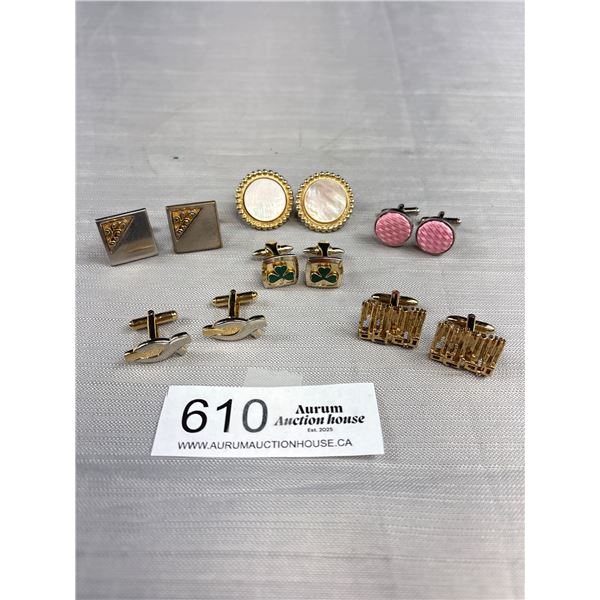 Lot of Vintage Pairs of His + Hers Cufflinks