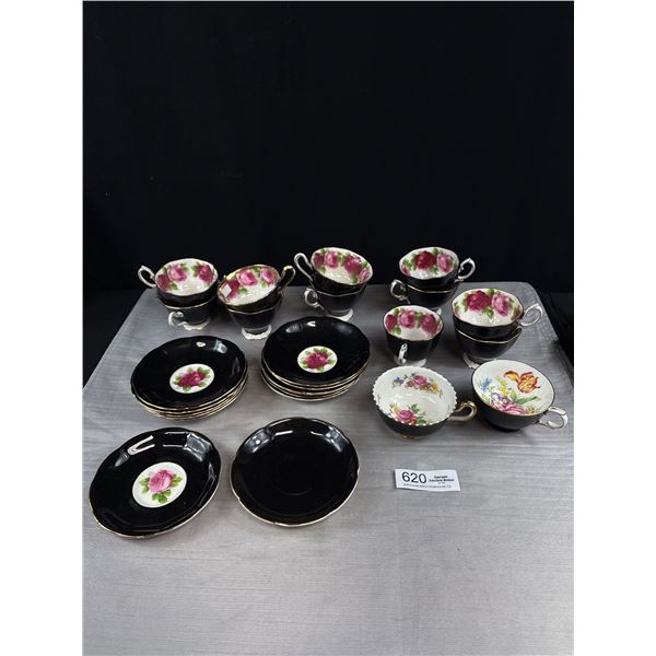 Lot of 13 Royal Albert Teacups and Saucers