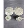 Image 7 : Lot of 15 Bone China Demitasse Cups and Saucers