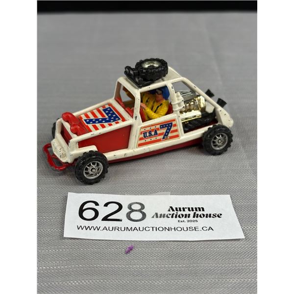 Vintage Corgi Toys US Racing Buggy Wizz Wheels, Lucky 7