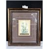 Image 1 : Very Nicely Framed 17" x 20" Flower Print Nice Detail in Frame